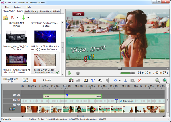 Vista Hd Editing Software