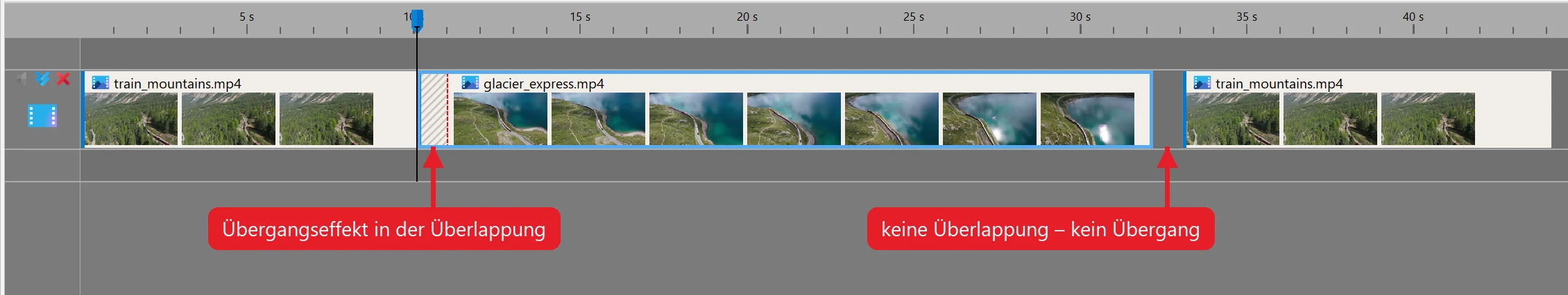 Videos in Bolide Movie Creator verbinden