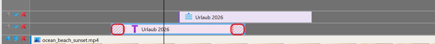 Dauer der Einblendung für den Textkommentar einstellen in Bolide Movie Creator