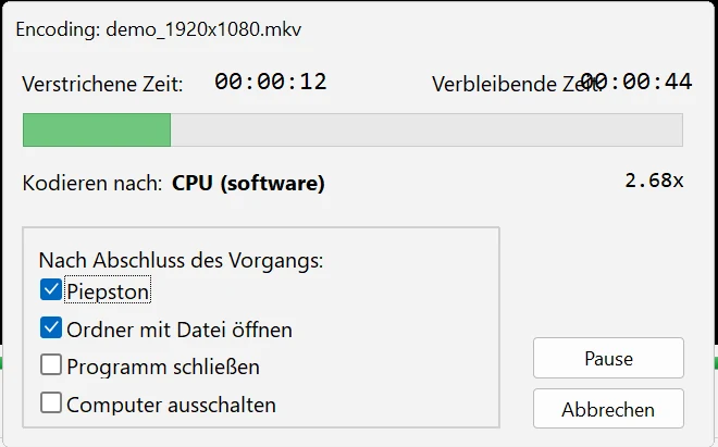 So wandeln Sie ein Video in Bolide Movie Creator um in Bolide Movie Creator