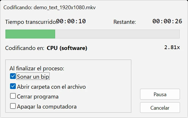 Cómo convertir un vídeo en Bolide Movie Creator en Bolide Movie Creator