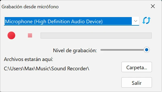 Añadir audio a la biblioteca de audio en Bolide Movie Creator