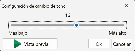 Cambio de tono en Bolide Movie Creator