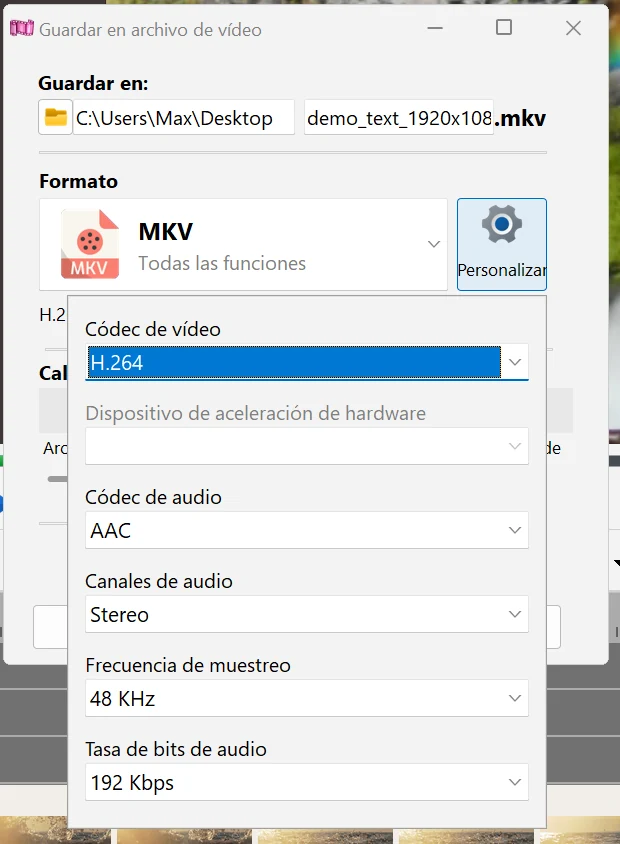 Cómo convertir un vídeo en Bolide Movie Creator en Bolide Movie Creator